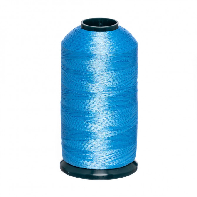 Embroidery thread 100% polyester, 5000m/cone, (1404) Cornflower Blue