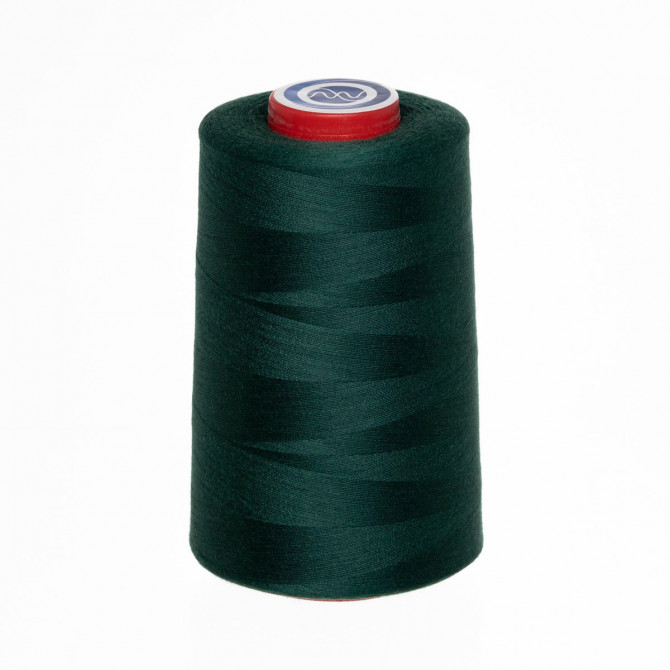 Швейная нить, 100% полиэстер, N120, 5000 ярдов/катушка, (6650) темно-зеленый