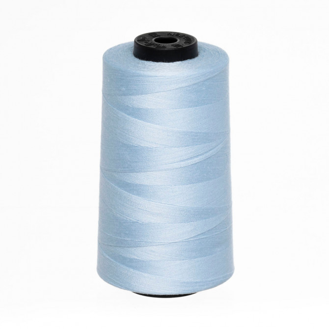 Швейная нить, 100% полиэстер, N120, 5000 м/катушка, (840) светло-синий