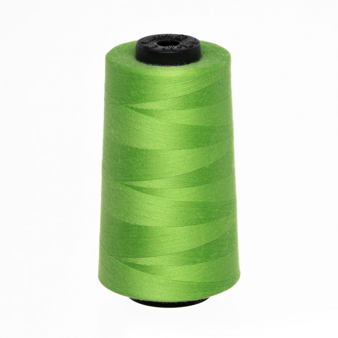Sewing thread, 100% polyester, N120, 5000m/cone, (1157) bright green