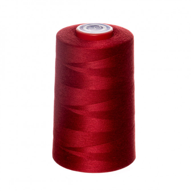 Швейная нить, 100% полиэстер, N120, 5000 ярдов/катушка, (2540) красный