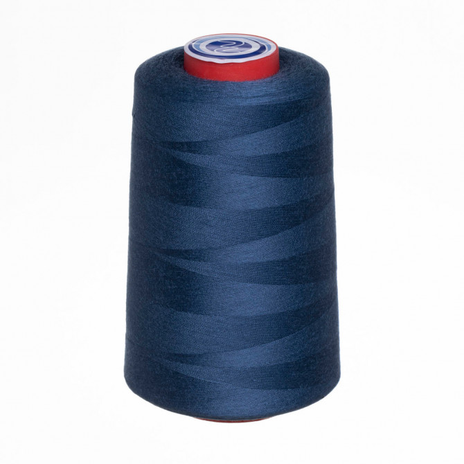 Швейная нить, 100% полиэстер, N120, 5000 ярдов/катушка, (5950) серо-голубой