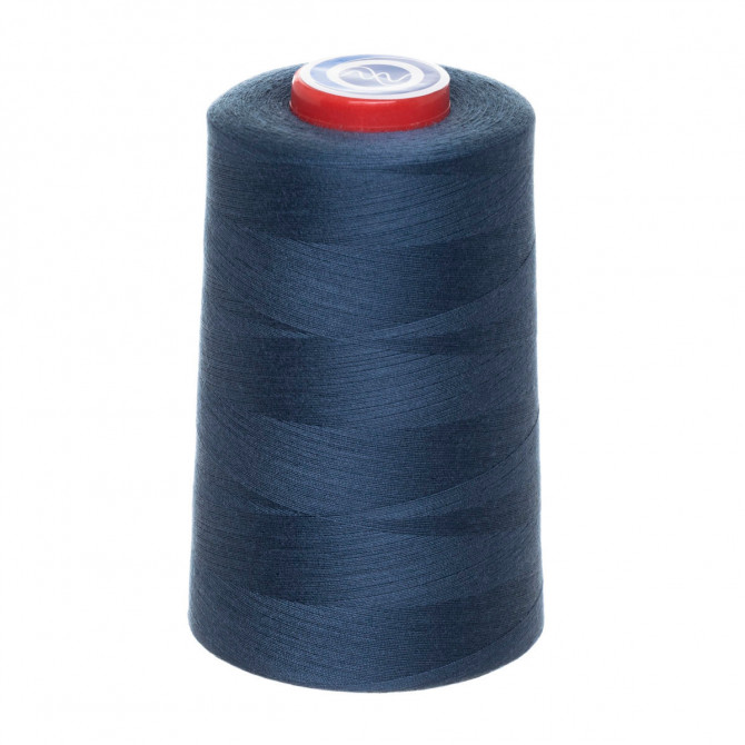 Швейная нить, 100% полиэстер, N120, 5000 ярдов/катушка, (5955) сине-серый