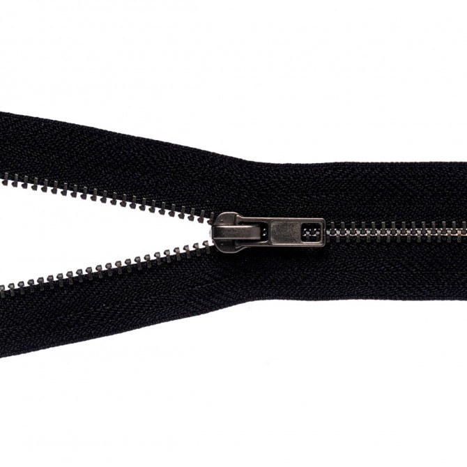 Metal zipper 4mm, 1 slider, closed end, 16cm