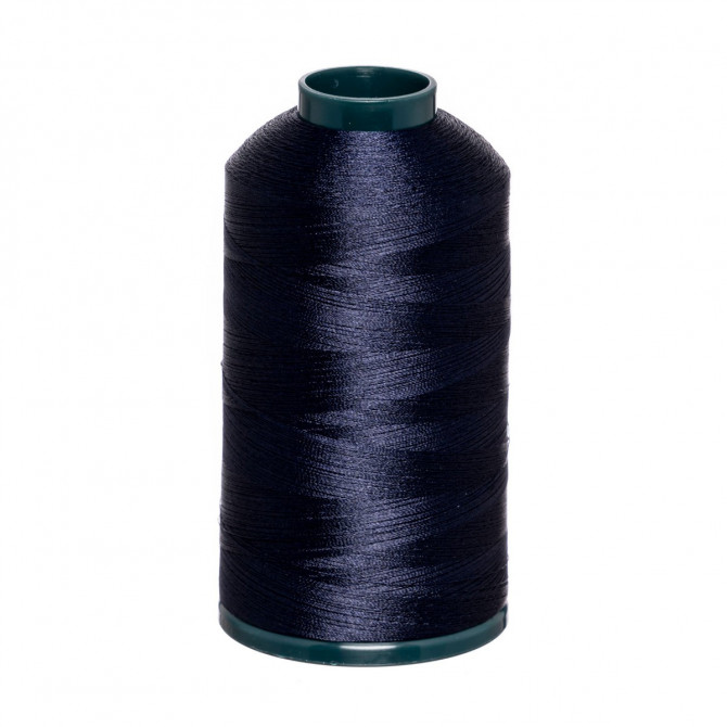 Embroidery thread 100% polyester, 5000m/cone, (410) Navy Blue