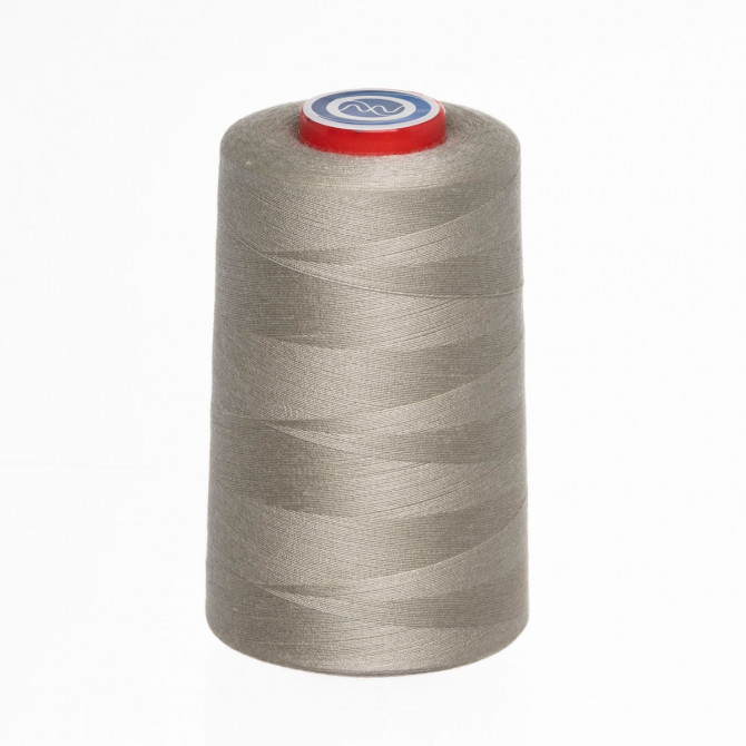 Швейная нить, 100% полиэстер, N120, 5000 ярдов/катушка, (7140) светло-серый