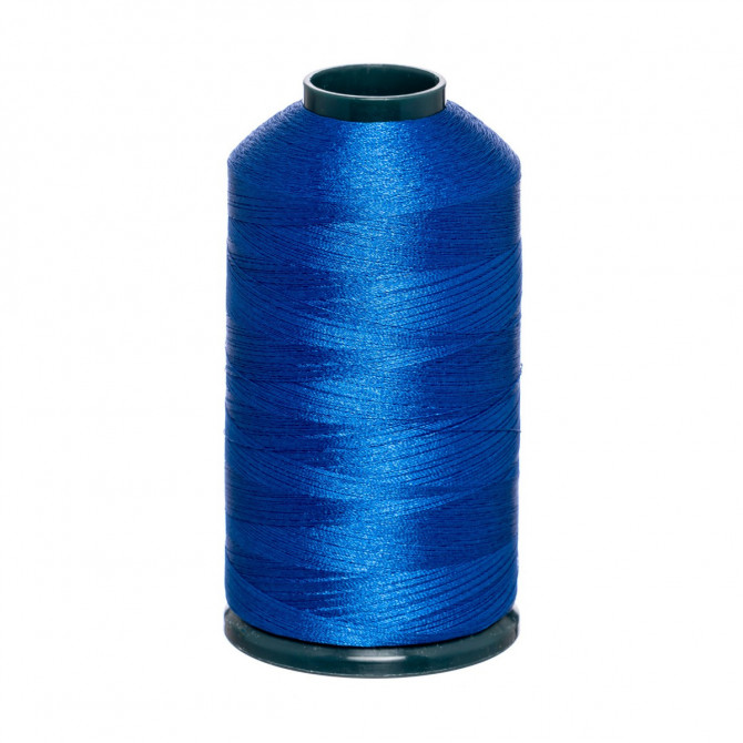 Embroidery thread 100% polyester, 5000m/cone, (407) Royal Blue
