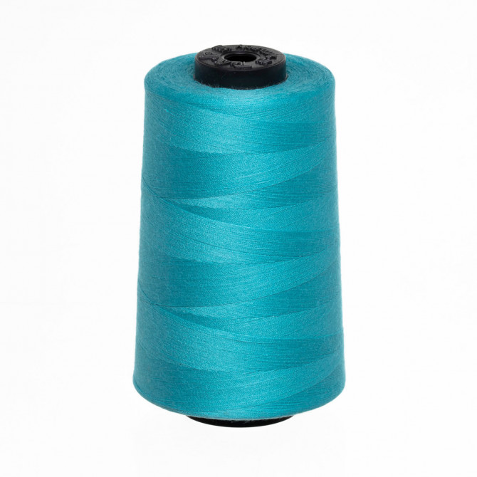 Sewing thread, 100% polyester, N120, 5000m/cone, (1013) dark turquoise