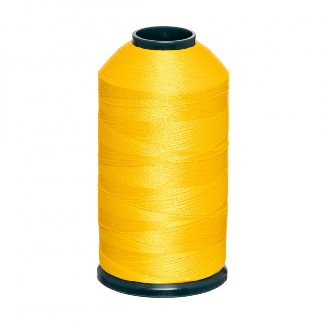 Вышивальная нить 100% полиэстер, 5000м/катушка, (205) Желтый цвет