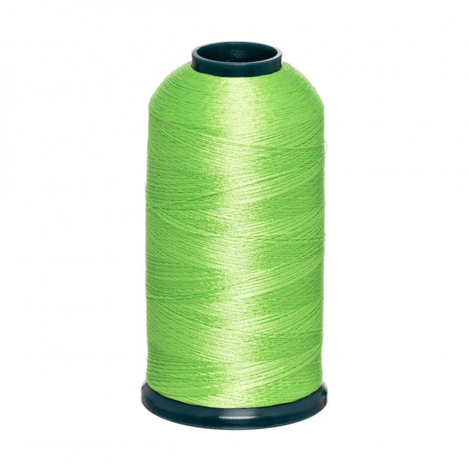Embroidery thread 100% polyester, 5000m/cone, (1532) Bright Green