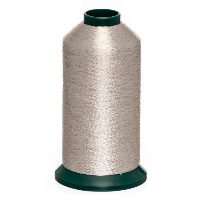 Embroidery thread 100% polyester, 5000m/cone, (27-s) Silver