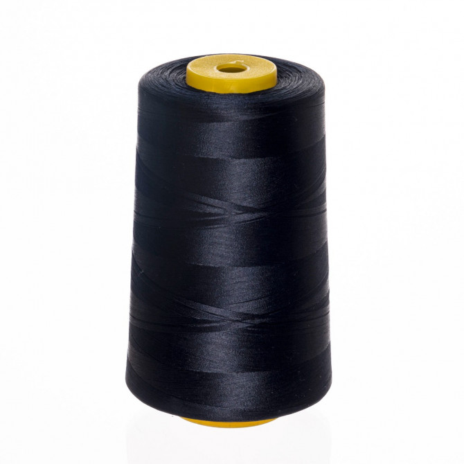 Textured filament thread, 100% polyester, N150, 10.000m/cone, (1400) navy blue