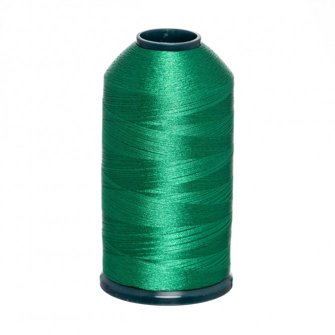 Embroidery thread 100% polyester, 5000m/cone, (1533) Shamrock Green