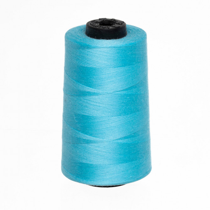 Sewing thread, 100% polyester, N120, 5000m/cone, (1758) light blue