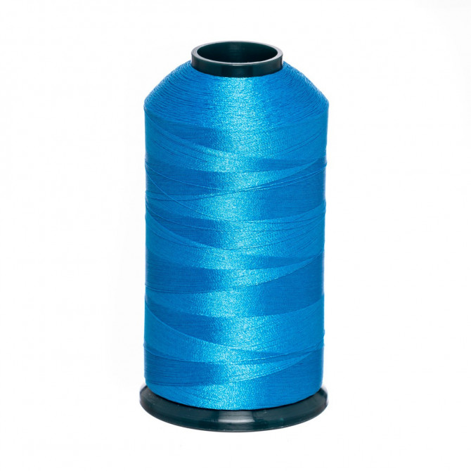 Embroidery thread 100% polyester, 5000m/cone, (1491) Turquoise