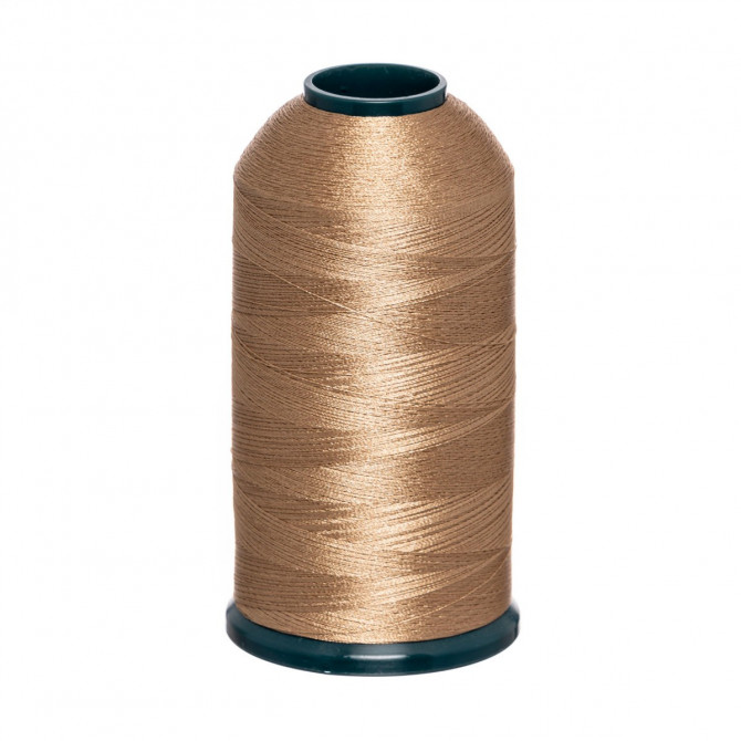 Embroidery thread 100% polyester, 5000m/cone, (322) Camel