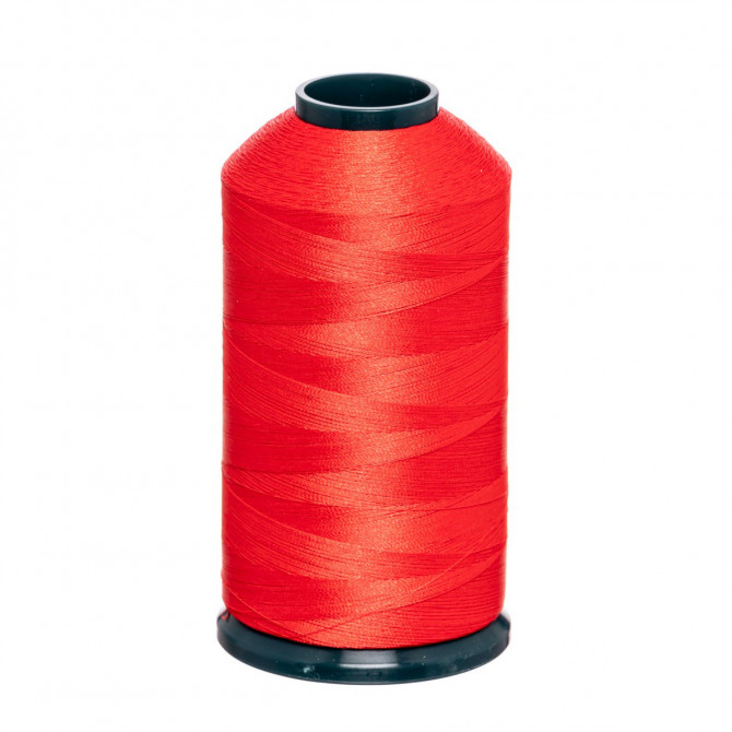 Вышивальная нить 100% полиэстер, 5000м/катушка, (114) красно-оранжевый цвет