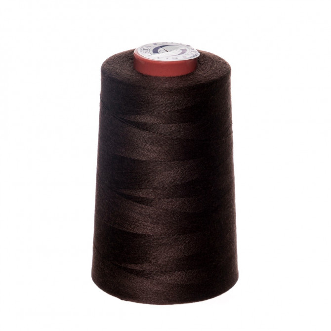 Sewing thread, 100% polyester, N120, 5000y/cone, (8370) chocolate brown