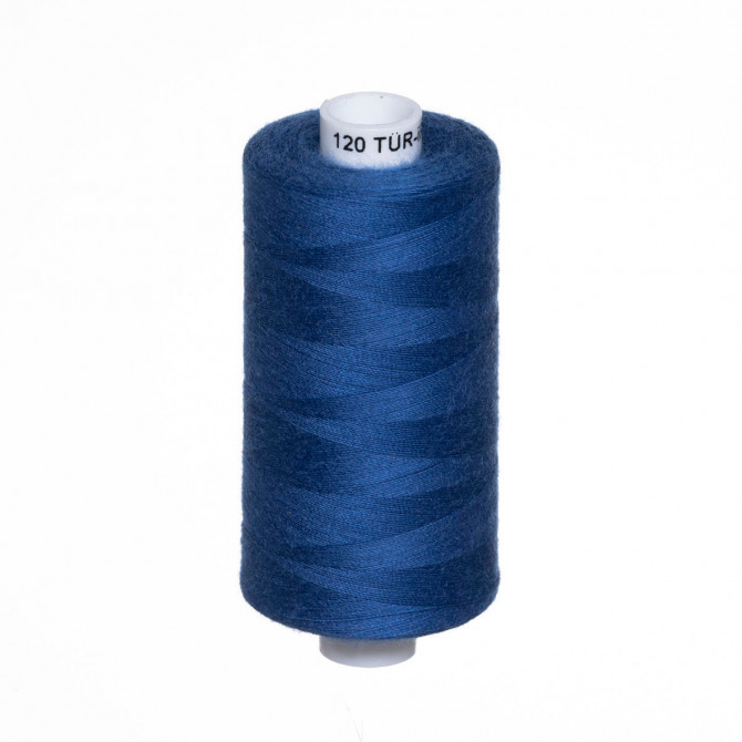 Sewing thread, 100% polyester, N120, 1000m/cone, (1596) royal blue ( pack 10 pcs )